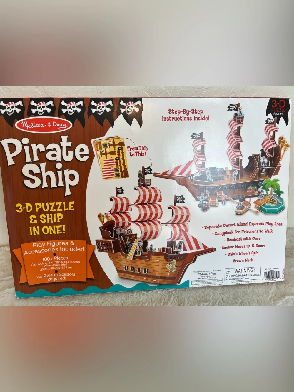 Melissa & Doug engaging pirate